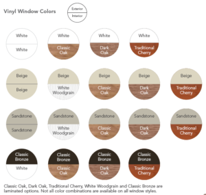 uPVC Colour Options